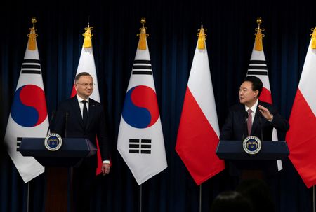 韓国・ポーランド大統領、ロシアへの北朝鮮軍派遣を非難