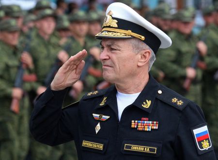 再送ロシア、黒海艦隊司令官の映像公開　ウクライナは死亡と発表
