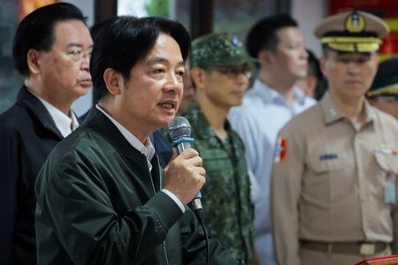 台湾の頼総統、中国軍事演習終了後にあらためて相互理解呼びかけ