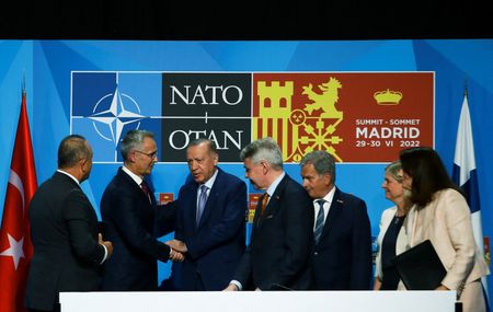 北欧2国、ＮＡＴＯ加盟実現の見通し　トルコが一転支持で合意