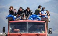 ナゴルノカラバフのアルメニア系住民、半数以上が避難