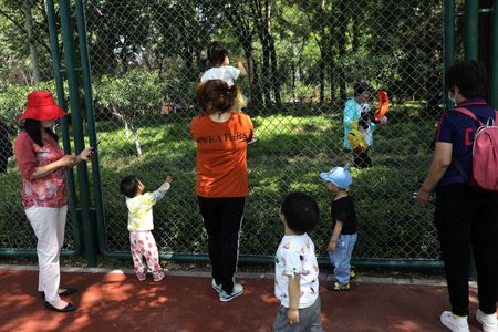 中国、子育て家族支援策発表　人口減少で出産奨励