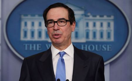 米中小企業向け支援、虚偽申請には刑事責任も＝財務長官