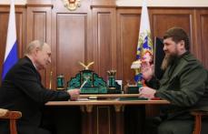 チェチェン指導者がプーチン氏と会談、重病説を一蹴