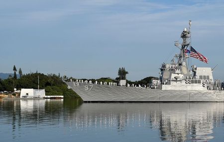 米軍の駆逐艦、台湾海峡を通過　2週間で2度目