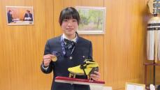最年少で日本新記録を樹立した中学生「オリンピックに出て優勝したい」