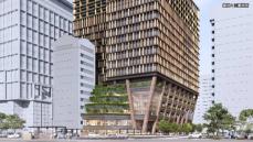 福岡市天神にルーフトップバーも！高さ９１メートルの複合ビル着工