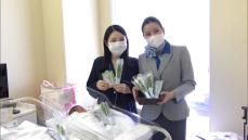 「花をいただけて明るい気持ちに…」　ＡＮＡが北海道から空輸のスズランを赤十字病院に贈呈