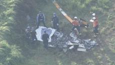 農地にヘリコプター墜落し炎上　焼け跡から２人の遺体　「白っぽい煙が上がっている」　福岡