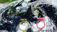 【台風情報】異例！高気圧の圏内で台風続々発生　台風７号に続き台風８号のたまごも