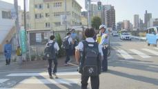 通学路で一斉指導　”秋の交通安全運動最終日”