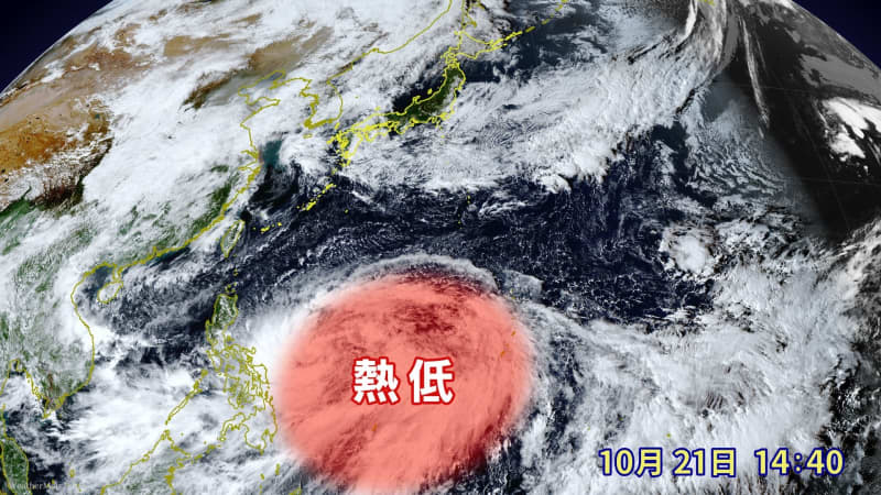 日本の南海上はまだ夏　今後12時間以内に「台風20号」発生か　日本付近に接近するおそれも