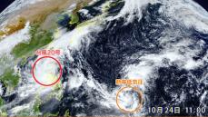 【台風情報】２４時間以内に台風２１号発生へ　１０月に入って３個目　来週後半以降、日本付近に近づく予想も