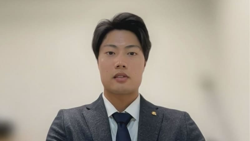 【ソフトバンク】祝！結婚発表　鷹期待の大型捕手・渡邉陸選手が契約更改　来季の正捕手獲りへ