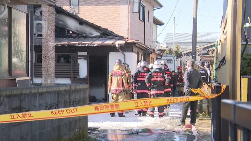 「建物から白い煙が出ている」住宅火災　１人が遺体で発見　一人暮らしの74歳女性と連絡とれず