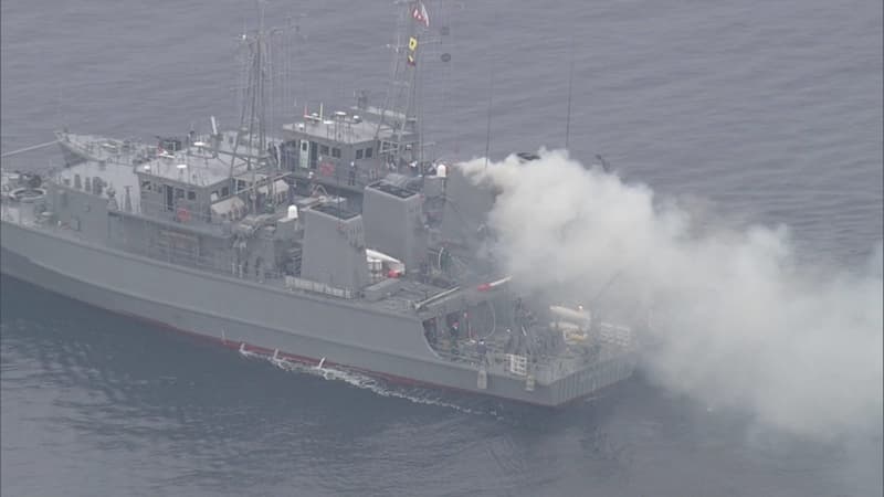 海上自衛隊の掃海艇「うくしま」沈没現場付近の人骨　行方不明の乗組員と判明