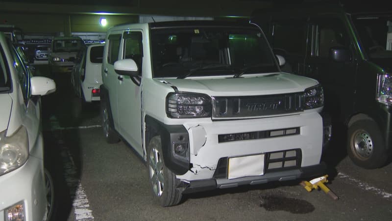 車同士が正面衝突　酒酔い運転の疑いで男を逮捕