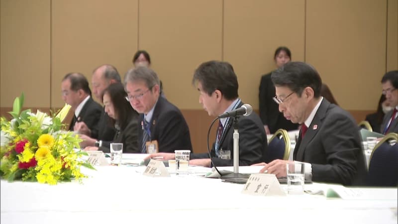 知事と都市圏自治体のトップが懇談　治水対策や地震対策などについて意見交換　福岡