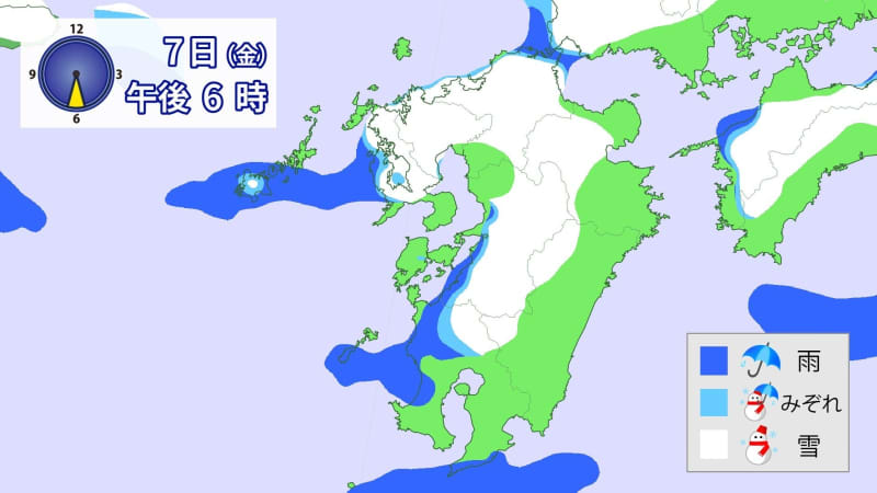 【大雪情報】７日と８日は「警報級」の可能性　日曜までの天気は？　３時間毎の雪シミュレーション　山口･福岡･佐賀･長崎･大分･熊本･宮崎･鹿児島