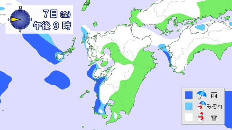 【大雪情報】７日･８日は「警報級」可能性　気になる週末の天気は？　降雪を３時間毎にシミュレーション　山口･福岡･佐賀･長崎･大分･熊本･宮崎･鹿児島