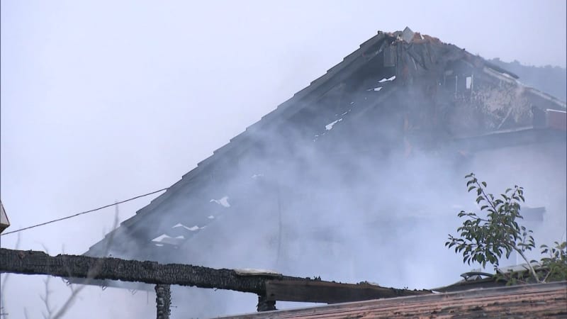 中間市で火事　住宅１棟が全焼　福岡県内では8日から住宅火災相次ぐ