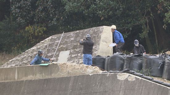 松山市の土砂崩れ 砂防施設の工事着手 住民説明会では「緊急車両用道路の検証を」求める意見