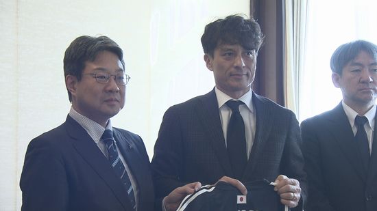 JFA宮本恒靖会長が来県「子どもたちにとって良い状況」愛媛のサッカー盛り上がりに期待