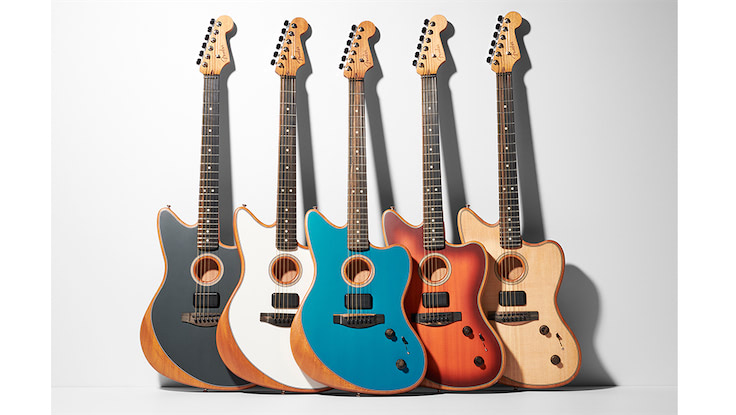 フェンダー、アコギとエレキが融合した次世代ギターの最新モデル「AMERICAN ACOUSTASONIC JAZZMASTER」を発売開始