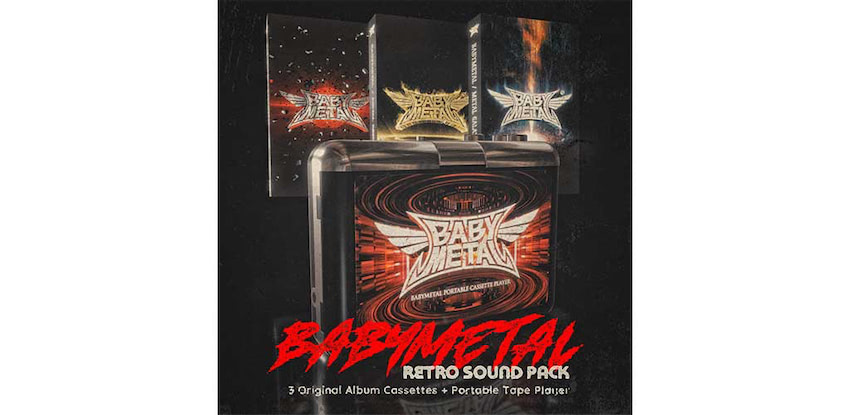 BABYMETAL、ポータブルカセットプレイヤーと旧譜作のバンドルセット受注販売決定