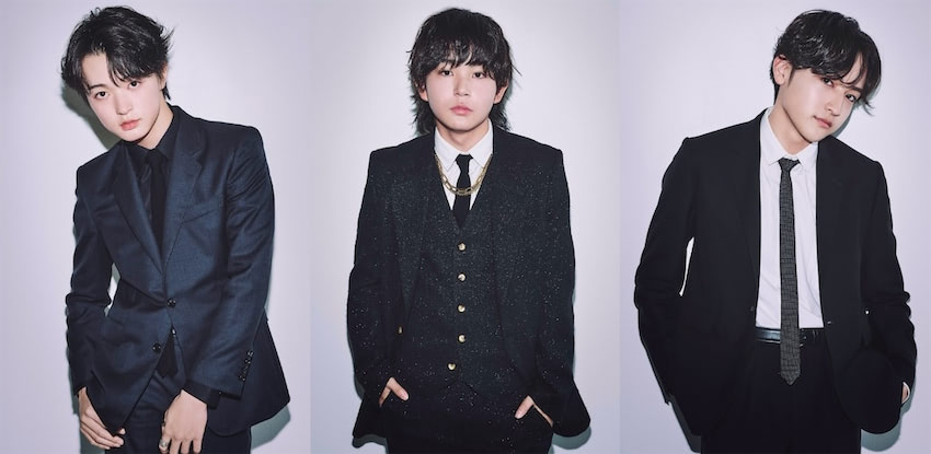 BMSG所属TRAINEEのRUI、TAIKI、KANONが連名で初EPリリース決定