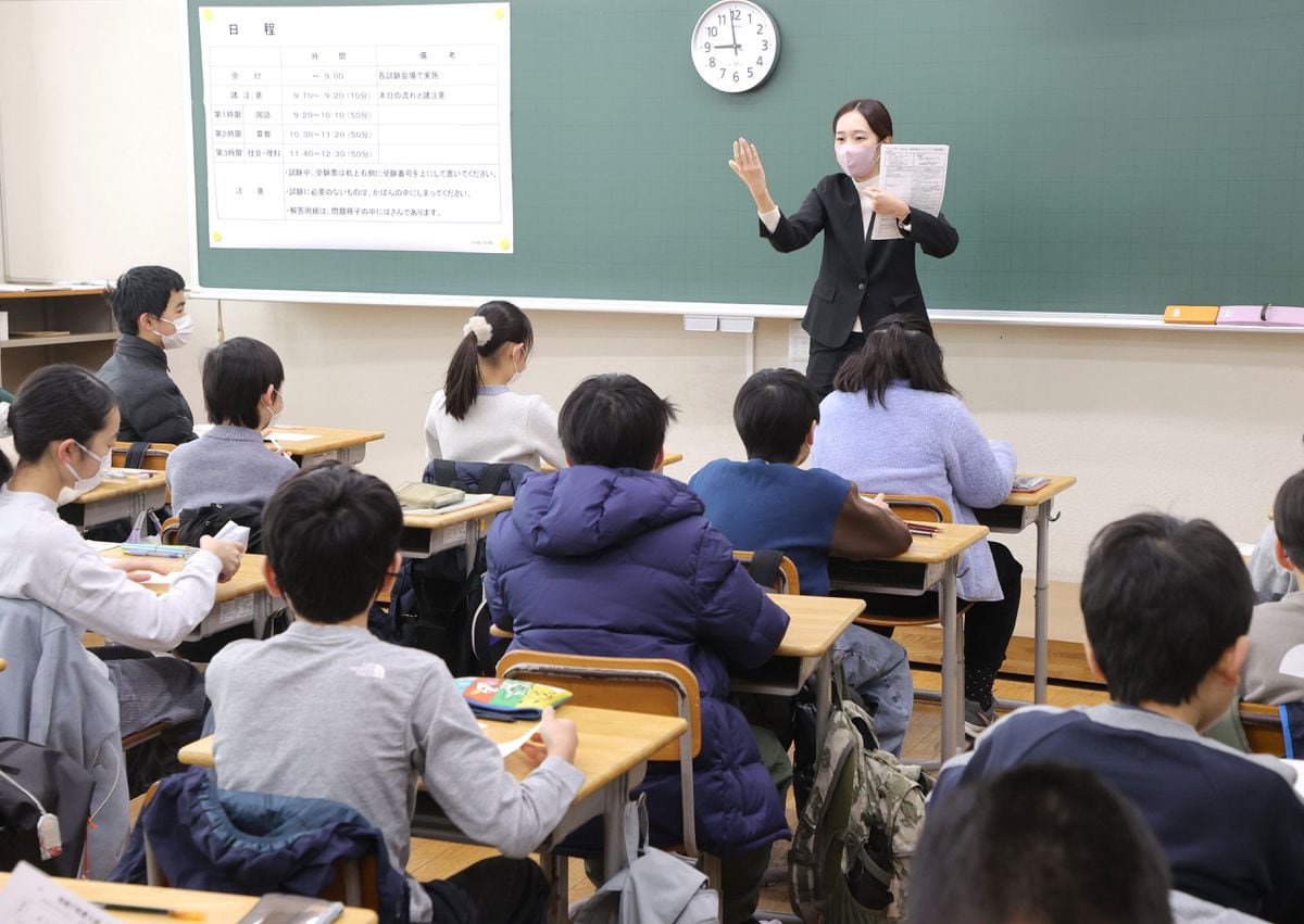 首都圏中学受験、インフル警戒の中で埼玉から先陣　例年1万人超出願の栄東は今年も熱気