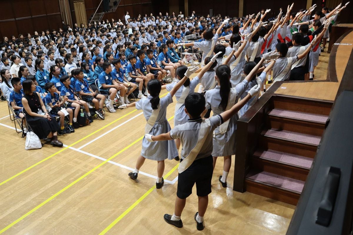 香港の児童らが水戸の私立小を訪問　パフォーマンスなどで歓迎　「学校、とても楽しそう」