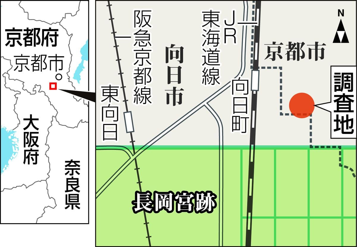 わずか10年で廃都、謎多き「長岡京」に解明手がかり　域外にも碁盤の街を形成か