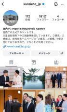 宮内庁インスタ、半年間の閲覧のべ2億回超　若年層フォロワーは2割未満で「余地あり」