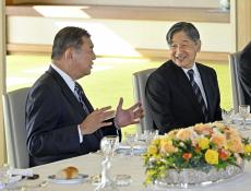 天皇陛下、昼食会で石破首相や閣僚らねぎらわれる　5年ぶり開催