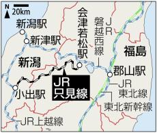 四季折々の絶景で人気を集めるJR只見線が紅葉の季節を迎えた　錦秋の山々、輝くススキ　味・旅・遊