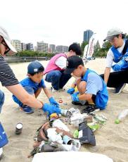 楽しみながら自然守る　大阪・桜ノ宮ビーチでトヨタ・ソーシャル・フェス