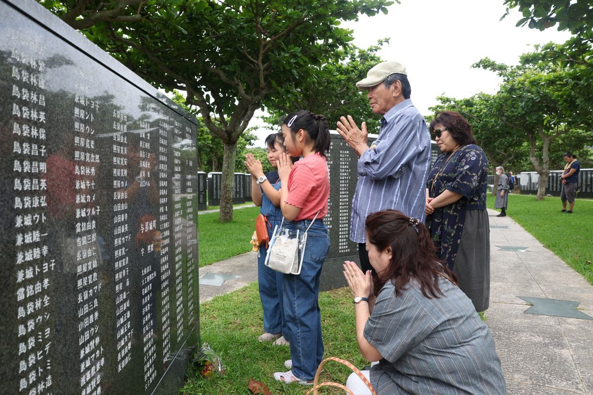 沖縄戦終結７９年「慰霊の日」　沖縄・玉城知事「平和な社会構築、大きな責務」