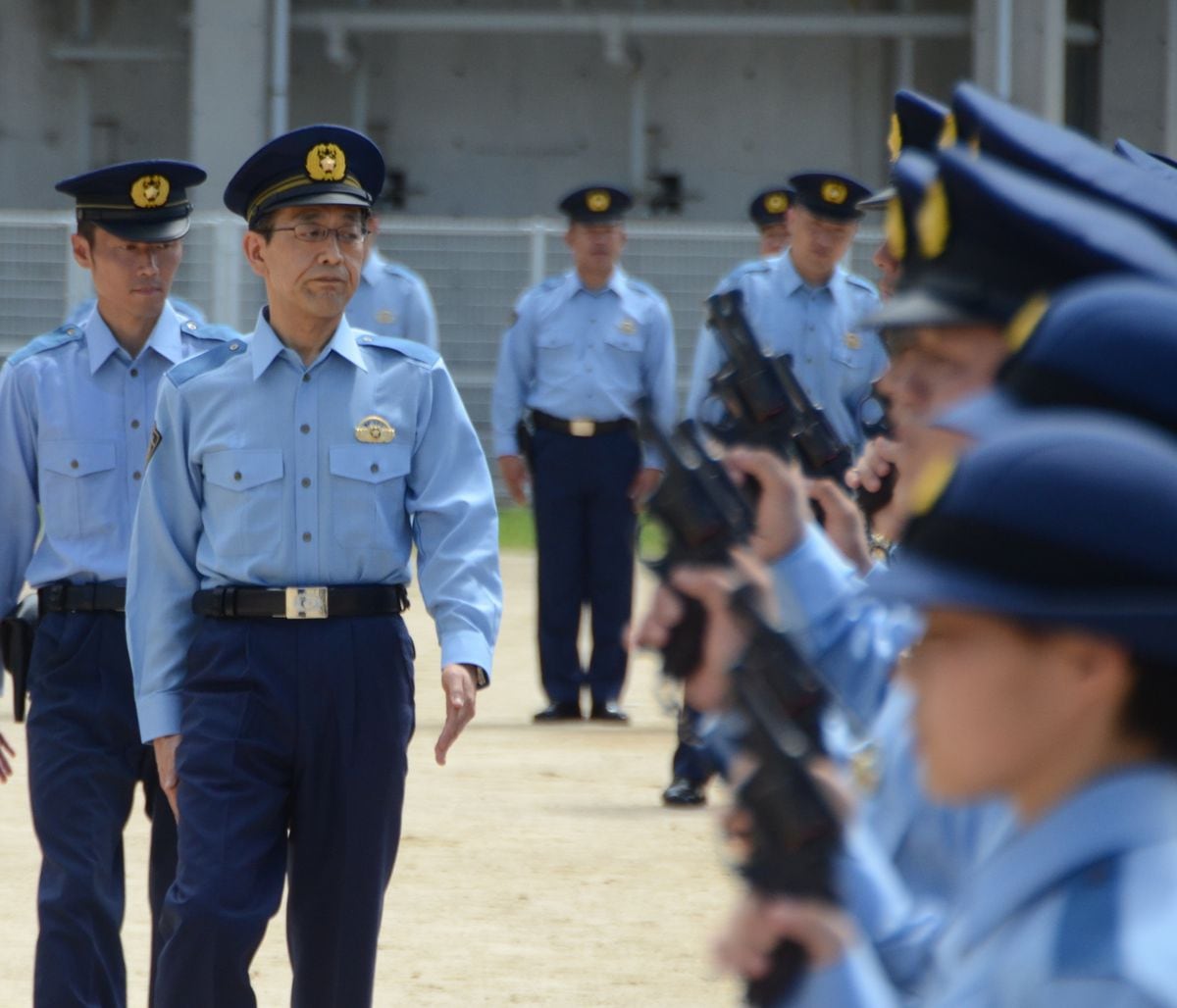 警察学校視察「高い意識持って努力を」　和歌山県警本部長