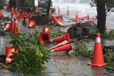 台湾の台風18号による被害は土砂災害71件、建物損壊は294棟に