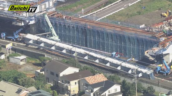 【第４報】橋げた落下事故で心肺停止の２人のうち１人が死亡　静岡市清水区　６日