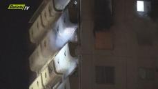 【速報】11階建て集合住宅　9階の一室から出火　「建物の一室から黒い煙と炎が見える」と通報　静岡市駿河区