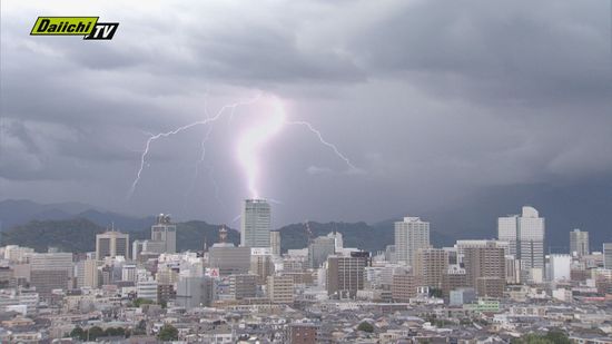 【気象情報】大気の状態不安定…深夜にかけ突風や激しい雷雨、降ひょうなどに注意　静岡県　２６日