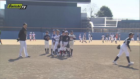 静岡県出身のプロ野球選手が野球教室　静岡市で開催