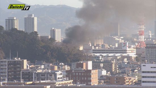 【速報】静岡市駿河区で住宅火災１人けがか…消火活動続く（午前8時25分現在）