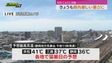 浜松予想気温が41℃　29日も厳しい暑さに（静岡）