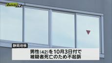 巴川で男性溺死　指示したとされた上司の男性死亡のため不起訴（静岡）