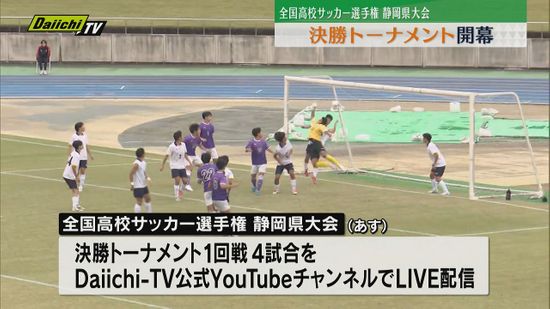 【高校サッカー選手権】静岡県大会決勝トーナメントが開幕　清水桜が丘、藤枝東、浜名、東海大翔洋がベスト８へ