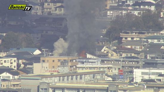 【速報】沼津市の住宅で火事　住人1人救急搬送　命に別条なし【静岡・沼津市】