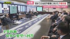 県の来年度当初予算案を巡り鈴木知事が県議会各会派と予算折衝（静岡県）